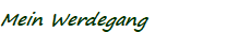 Mein Werdegang