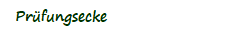 Prfungsecke