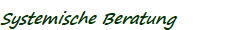 Systemische Beratung